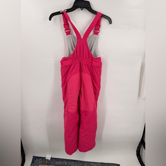 Amazon Essentials Youth Snow Bib Overalls Hot Pink Size Small Fleece Lined - Picture 5 of 6